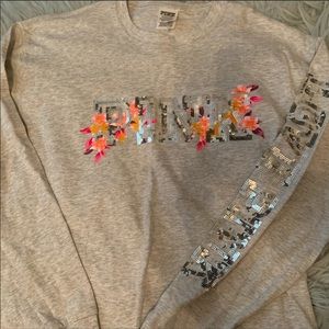 Victoria Secret Pink Bling Long Sleeve Tee